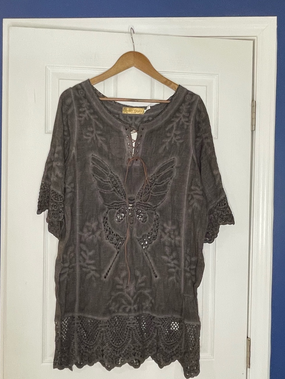 JESSICA TAYLOR NWT tunic STYLE BLOUSE - One Size